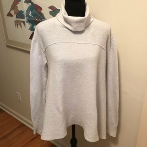 Free People Oversized Turtleneck/Modified Cowl Neckline Tunic Size S